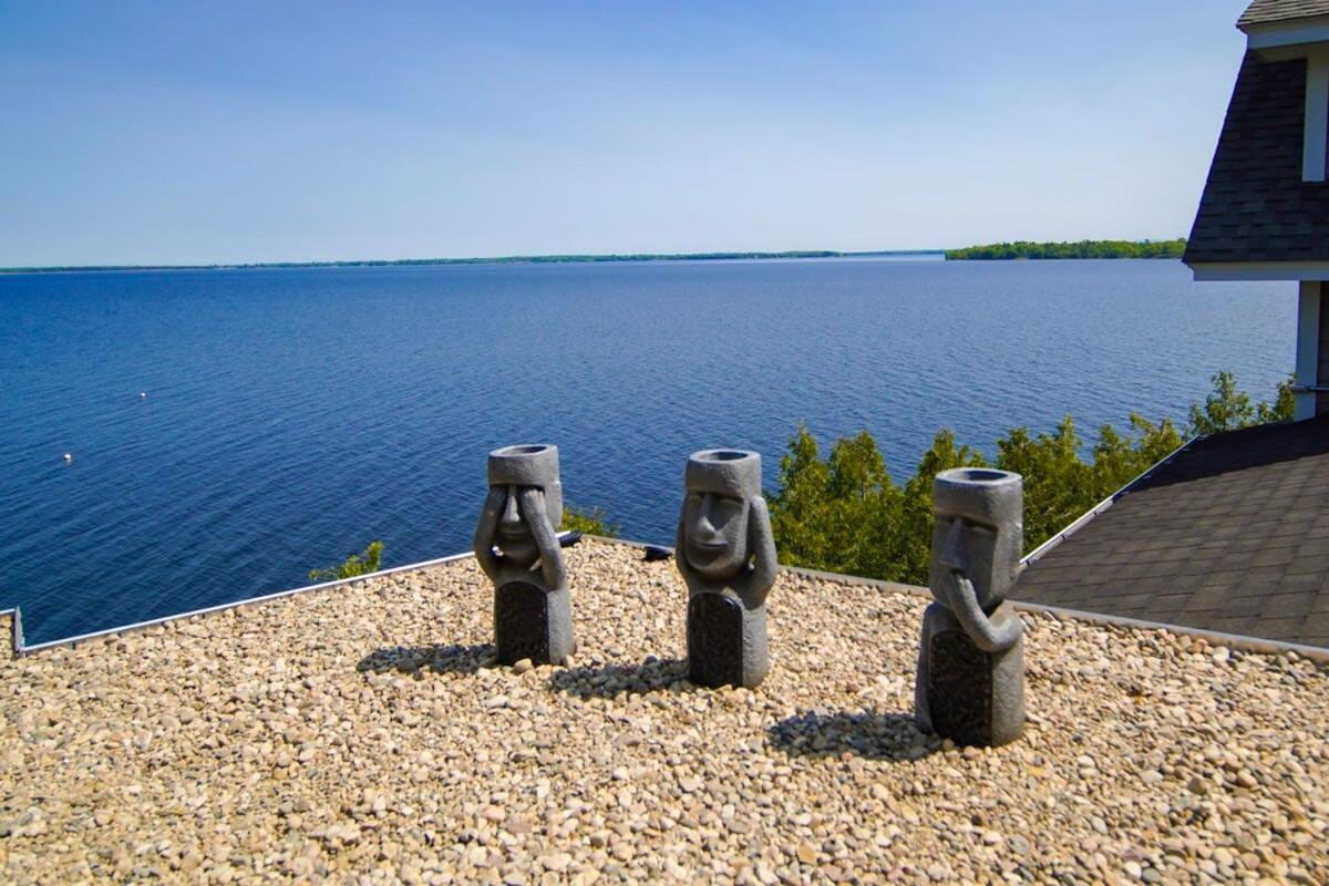 Loza House Adirondack Skydeck Unit Lake Front بلاتسبورغ المظهر الخارجي الصورة